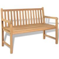 Ławka ogrodowa, 120 cm, drewno tekowe