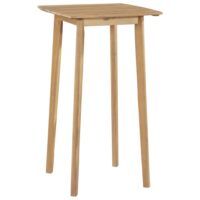 Stolik barowy, 60x60x105 cm, lite drewno akacjowe