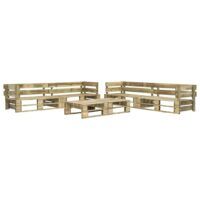 6-cz. zestaw wypoczynkowy do ogrodu, palety, drewno