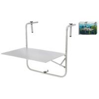 ProGarden Stolik balkonowy, matowy szary