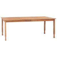 Stół jadalniany, 200x100x75 cm, lite drewno tekowe