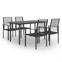 5-cz. zestaw mebli jadalnianych do ogrodu