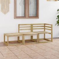 3-cz. zestaw wypoczynkowy do ogrodu, impregnowana sosna