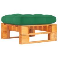 Ogrodowy stołek z palet, impregnowane na miodowo drewno sosnowe