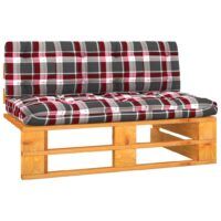 Ogrodowa sofa środkowa z palet, miodowy brąz, drewno sosnowe