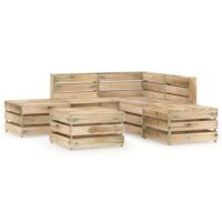 6-cz. zestaw wypoczynkowy do ogrodu, impregnowana sosna