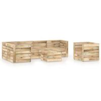 7-cz. zestaw wypoczynkowy do ogrodu, impregnowana sosna