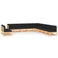 11-cz. zestaw wypoczynkowy do ogrodu, antracytowe poduszki