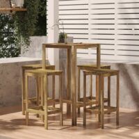 5-cz. zestaw mebli barowych do ogrodu, impregnowana sosna