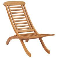 Składane krzesło ogrodowe, 50x90x69 cm, lite drewno tekowe