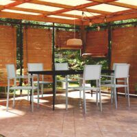 7-częściowy zestaw mebli ogrodowych, biały