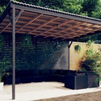 10-cz. zestaw mebli do ogrodu, poduszki, rattan PE, czarny