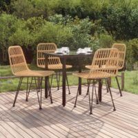 5-częściowy zestaw mebli ogrodowych, polirattan